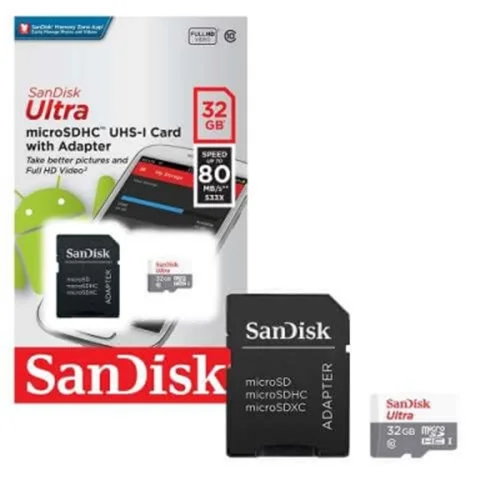 کارت حافظه میکرو اس دی 32 گیگ کلاس 10 برند SanDisk ویژه راه اندازی رسپبری پای