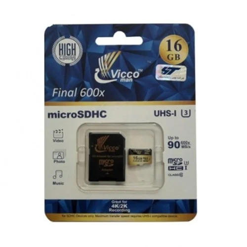 کارت حافظه میکرو اس دی 16GB کلاس 10 مارک Vicco ویژه راه اندازی رسپبری پای