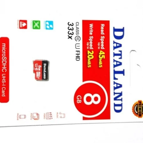 کارت حافظه میکرو اس دی 8 گیگ دیتالند مناسب برای رسپبری پای dataland-8GB